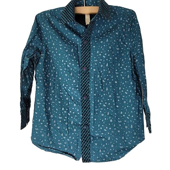 Matilda Jane- Jack Frost Button Up Shirt- NWT- size 4 - Picture 2 of 5